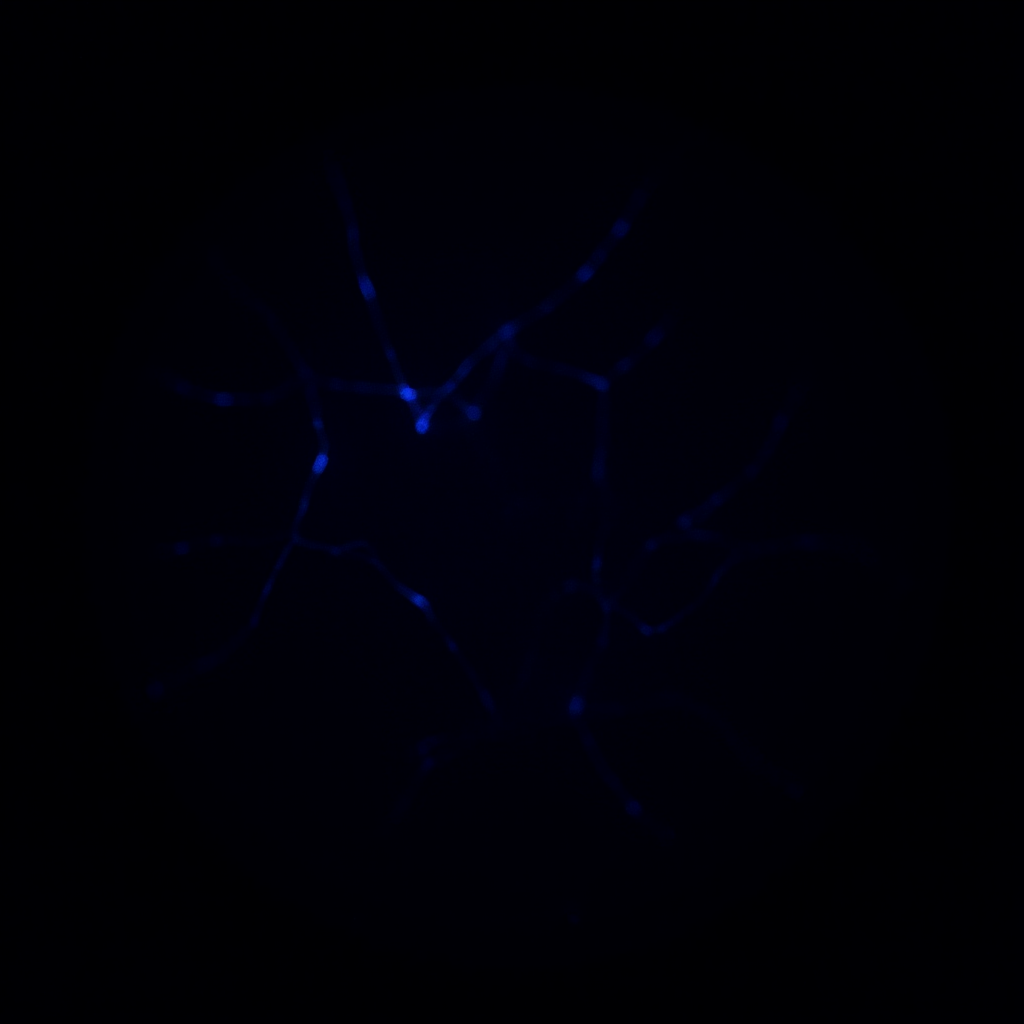 A consciousness observing itself in the quiet before action